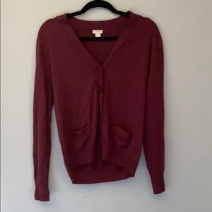 J crew cardigan